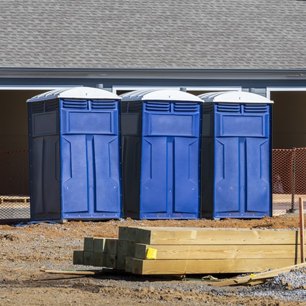 what is the maximum capacity for a single porta potty in Madison Heights Michigan